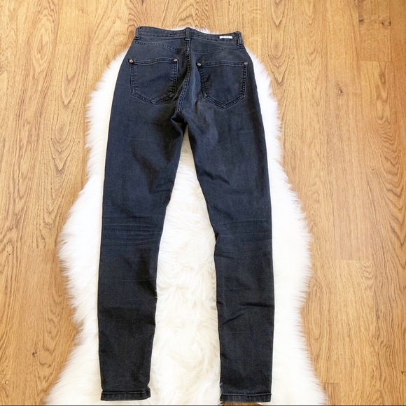 Brandy Melville Black High Rise Skinny Jeans 40 - Picture 2 of 5